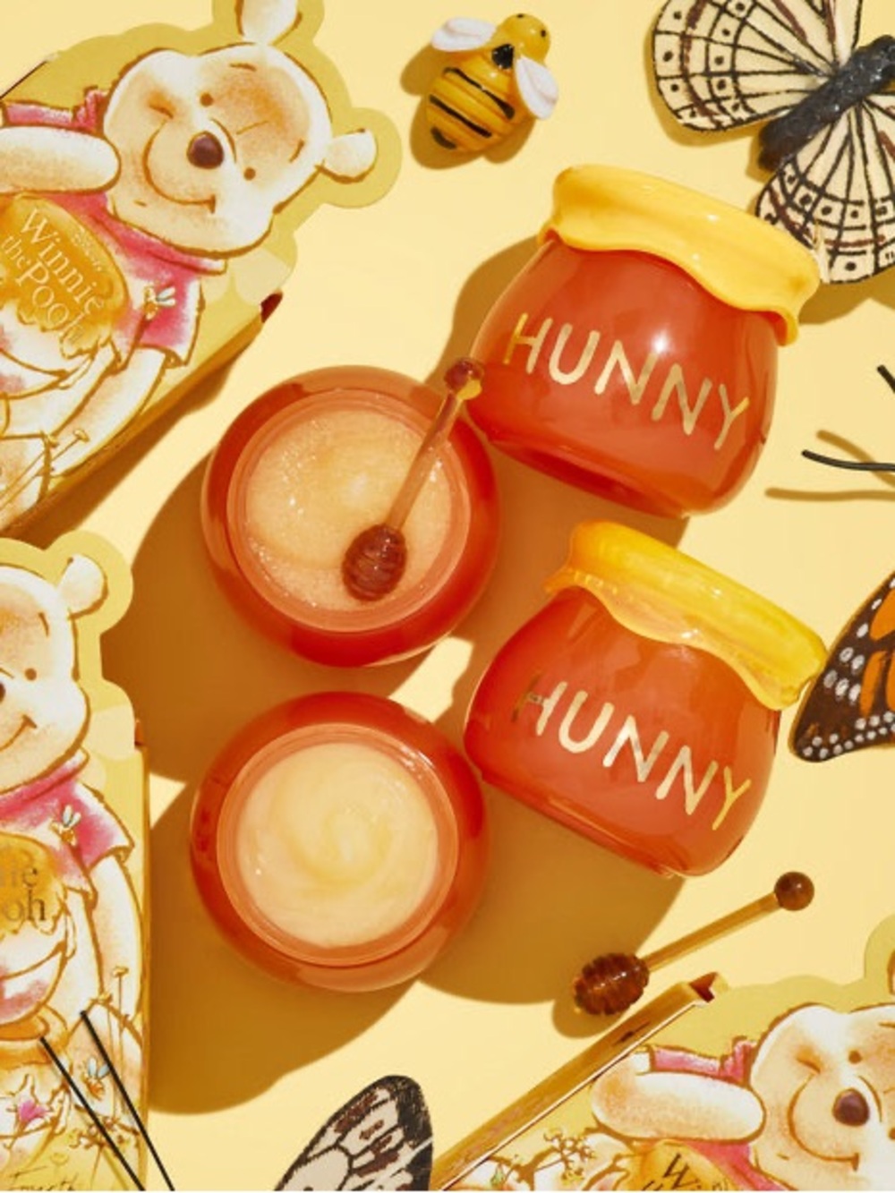 Colourpop Fourth Ray Hunny Pot Lip Scrub Mask Duo Disney Winnie the Pooh - Picture 2 of 9